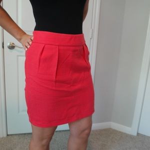 Red Target skirt